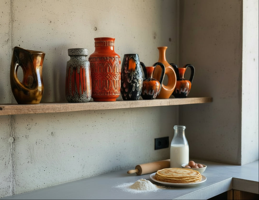 VASE BAY WEST GERMANY Estampille V