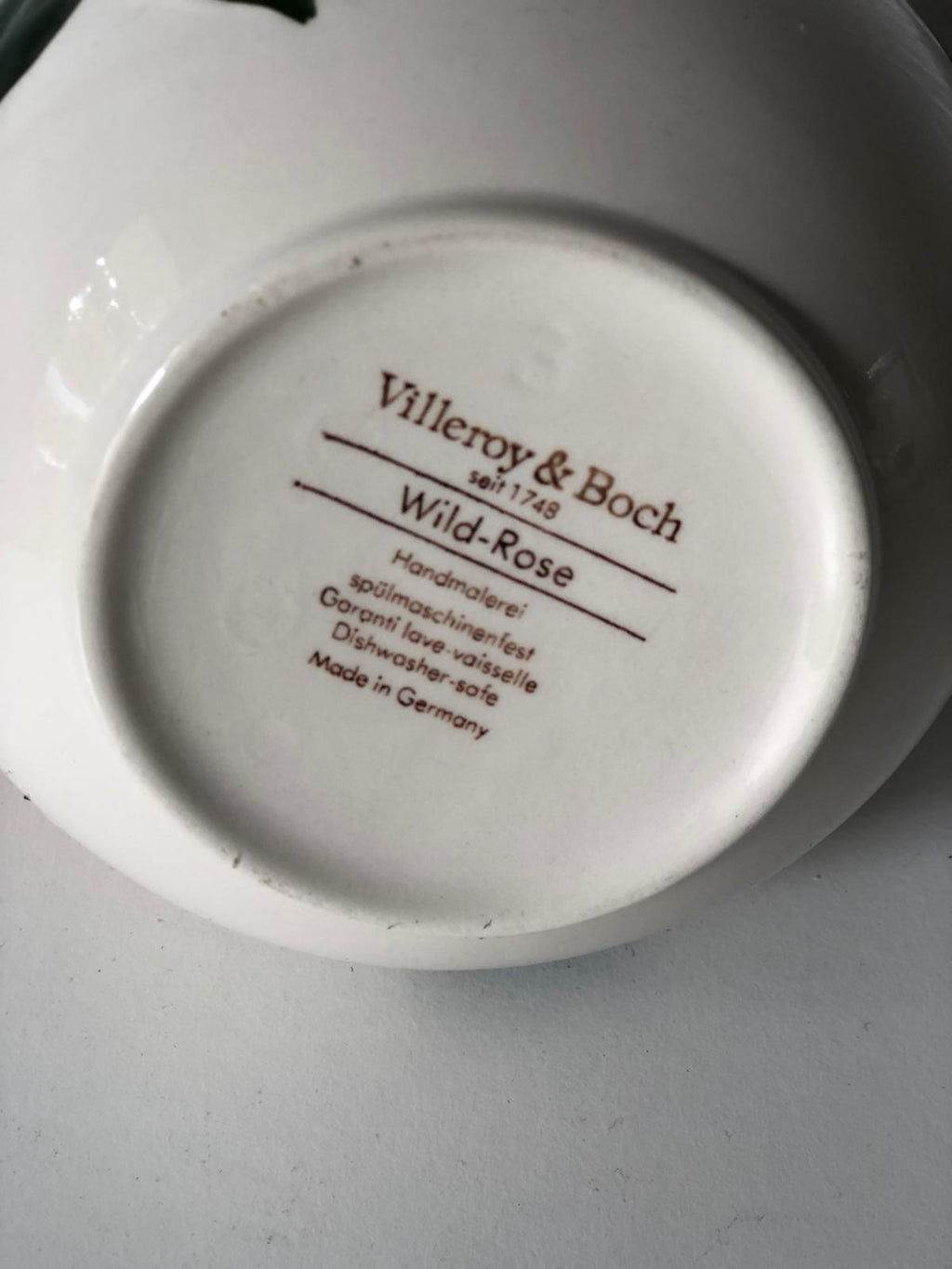 SERVICE à Café PORCELAINE  7 pièces Estampillé VILLEROY & BOCH V