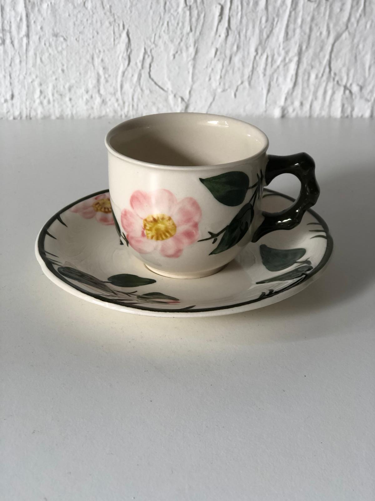 SERVICE à Café PORCELAINE  7 pièces Estampillé VILLEROY & BOCH V