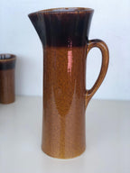 SERVICE ICED TEA GLADYS  Signé Claude PACI Atelier de VALLAURIS 1970