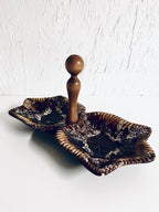 PLAT PRESENTATION APERITIF Signé VALLAURIS V