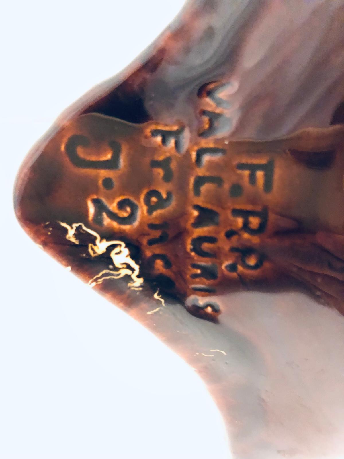 PLAT PRESENTATION APERITIF Signé VALLAURIS V