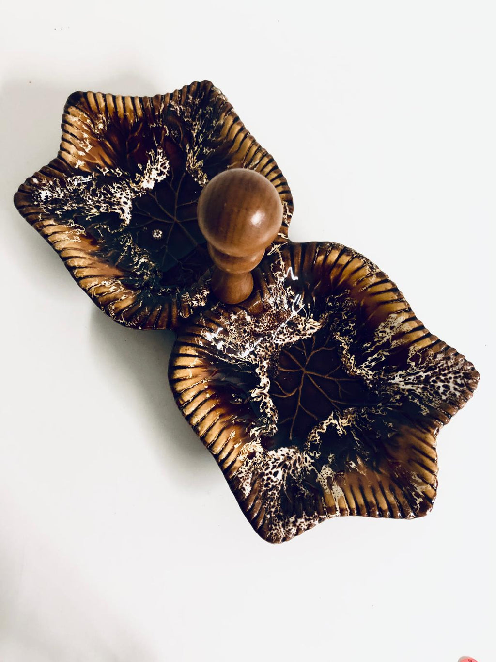 PLAT PRESENTATION APERITIF Signé VALLAURIS V