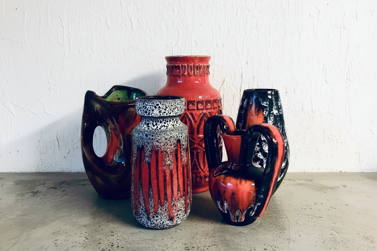 VASE BAY WEST GERMANY Estampille V