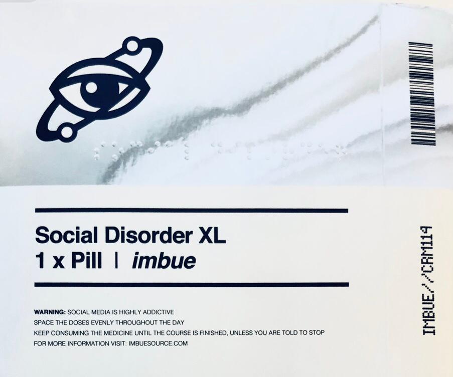 SOCIAL DISORDER XL 1XPILL TWITTER Artiste  IMBUE A7