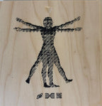 VITRUVIAN MAN BRONZE A11 V