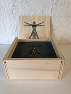 VITRUVIAN MAN BRONZE A11 V