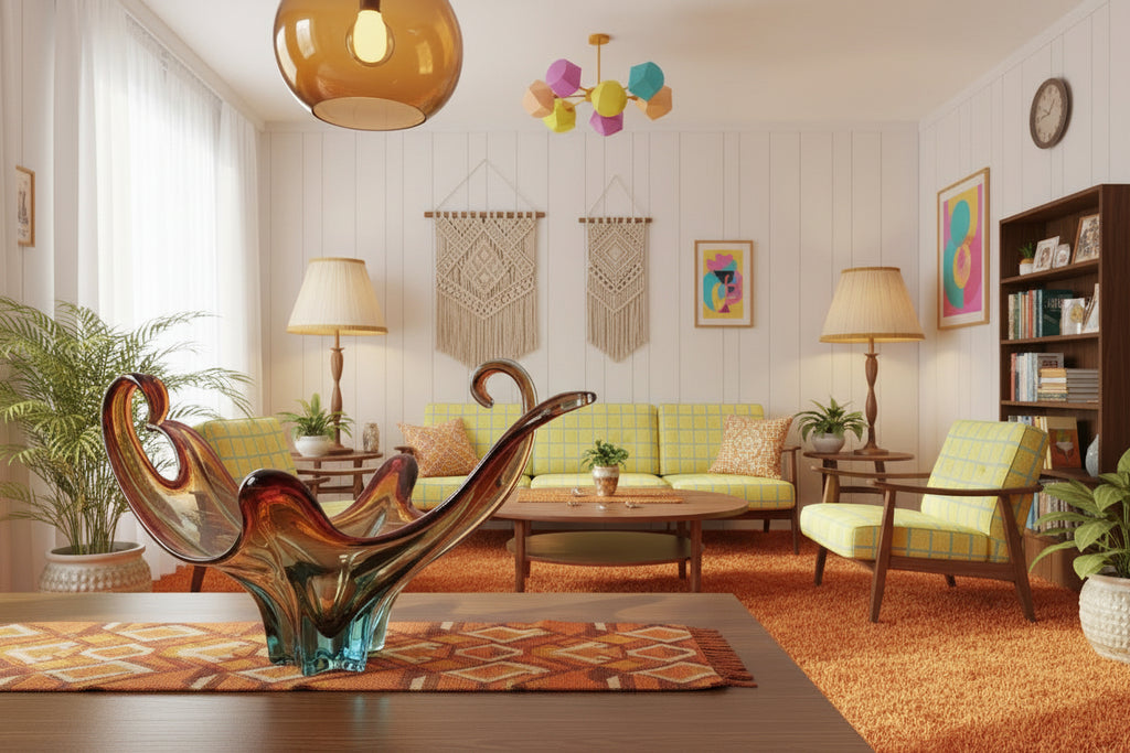 VASE RED  MILIEU DE TABLE MURANO V