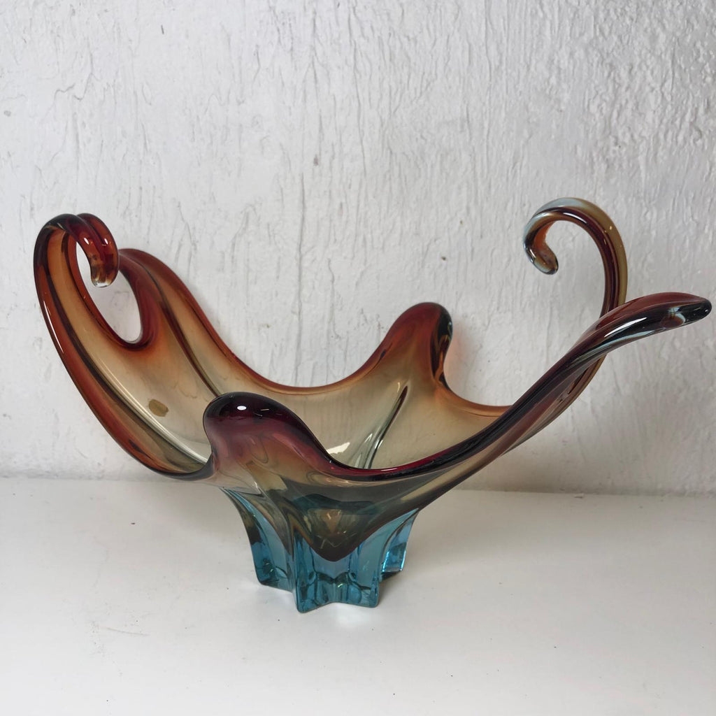 VASE RED  MILIEU DE TABLE MURANO V