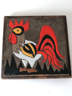 SOUS PLAT Bois et Céramique